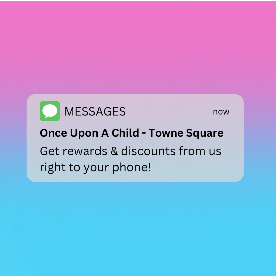 text pop-up for text rewards program