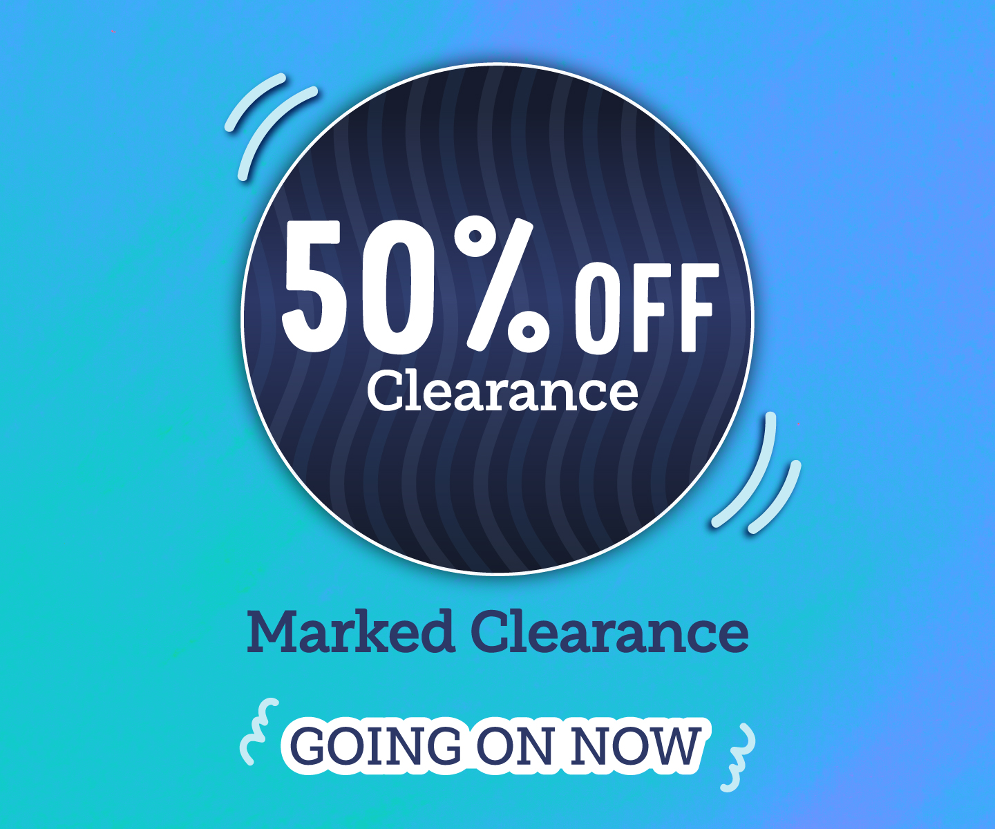 50% OFF Clearance