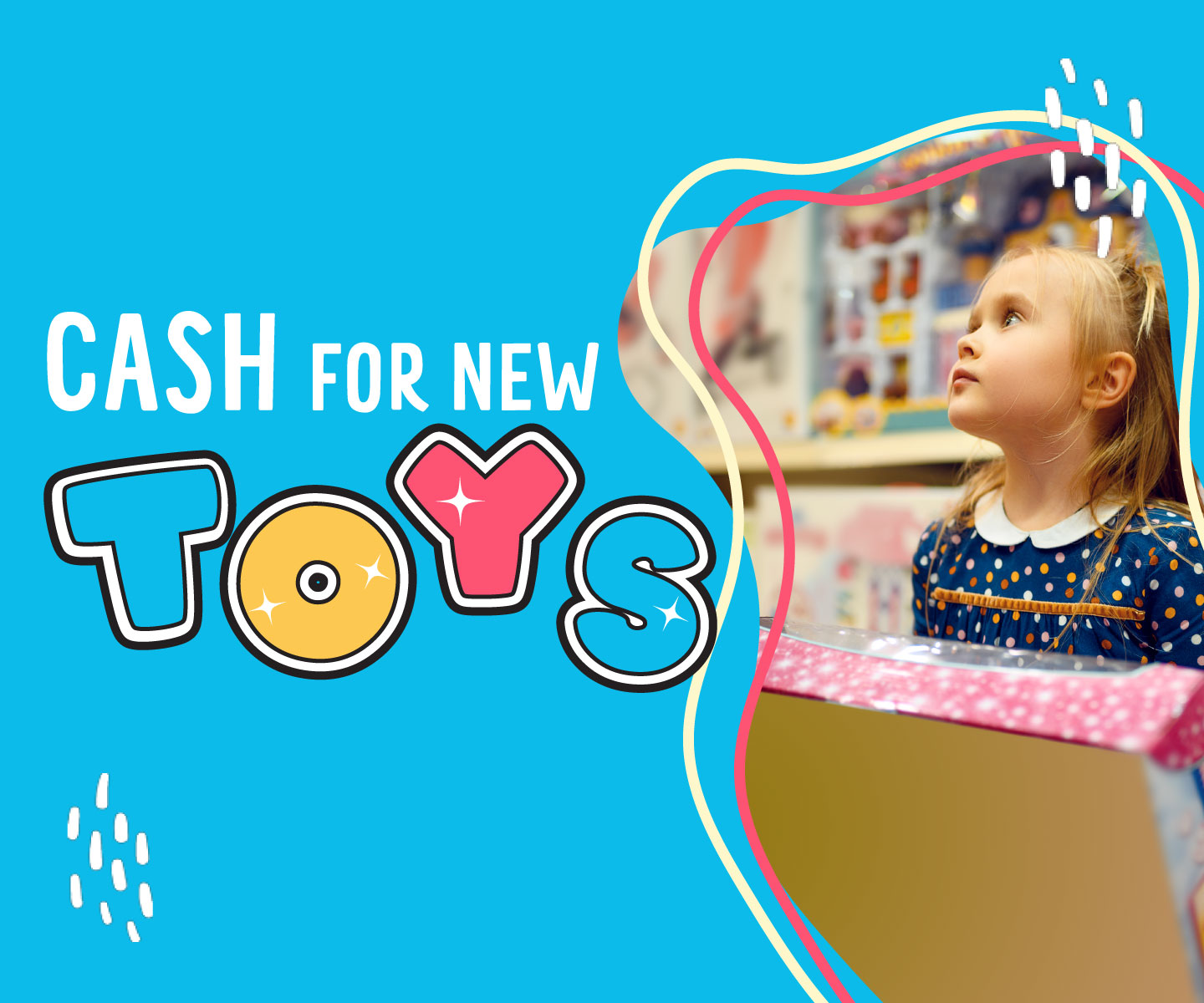 Sell us your kids' NEW in-box toys!