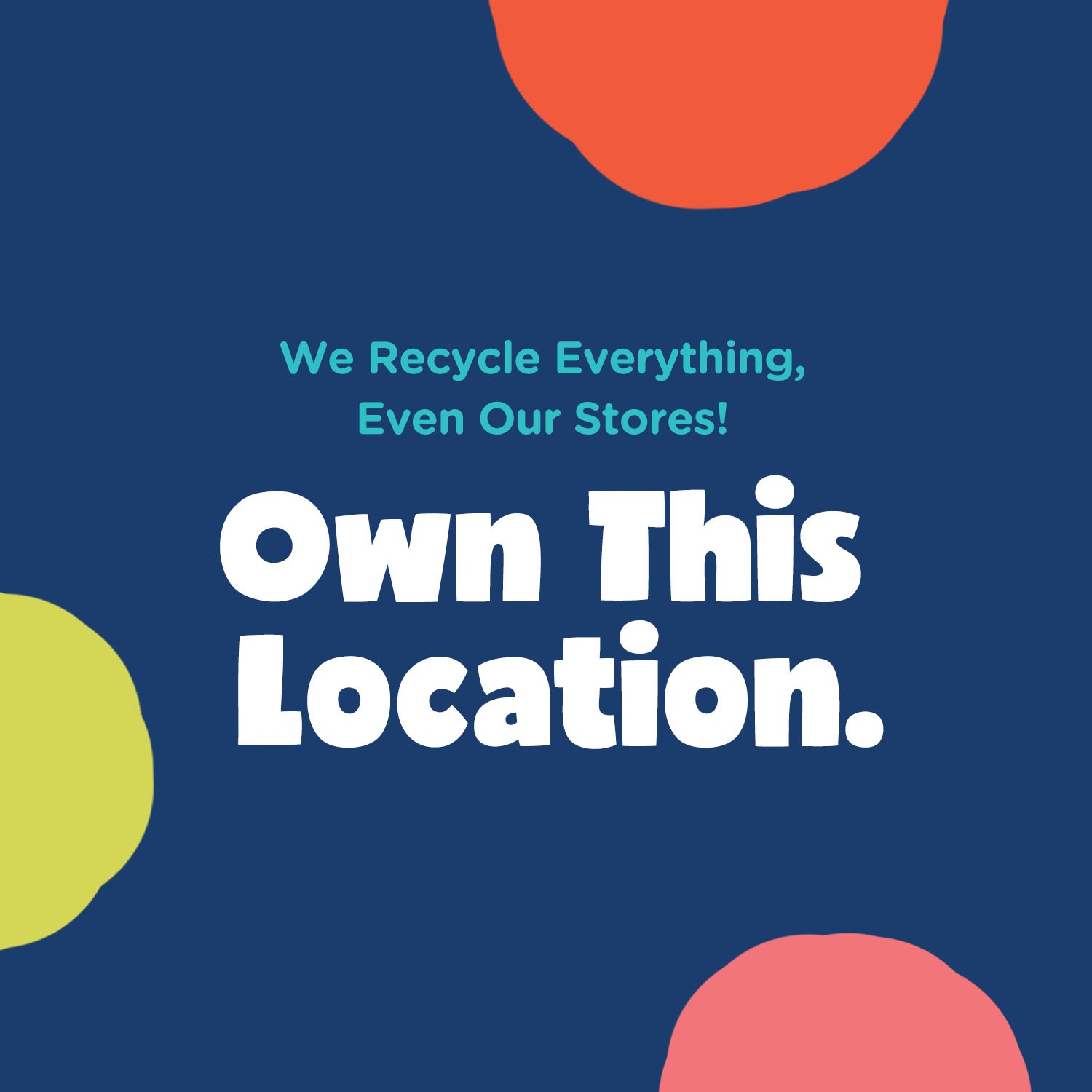 Our store is for sale!