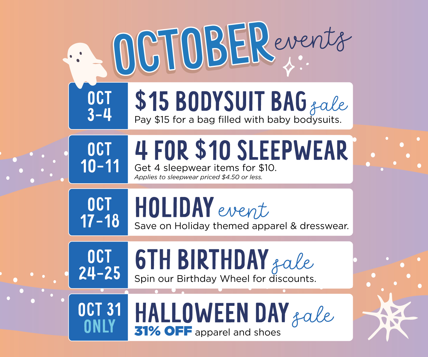 Don't miss our upcoming events!