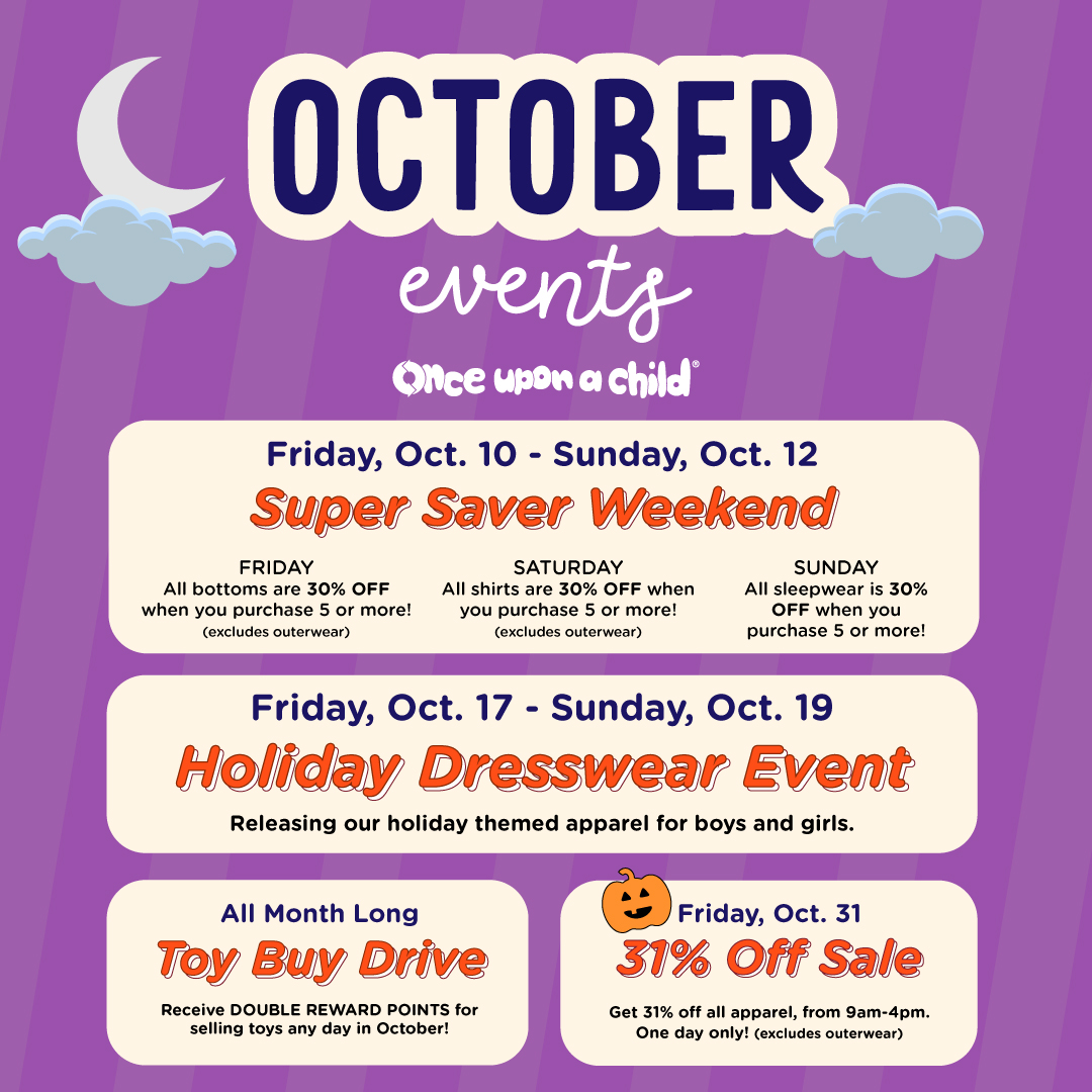 October Calendar of Events