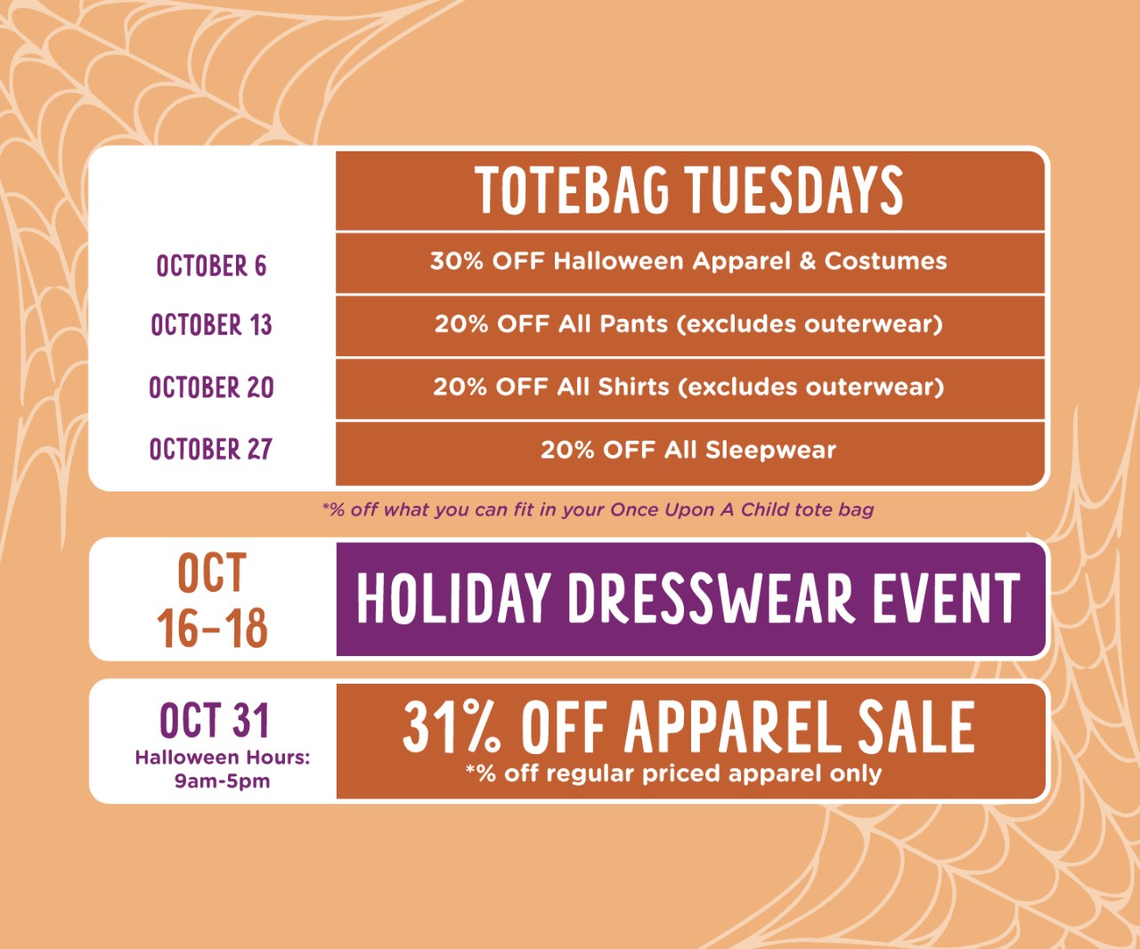 Don't miss out on this month's limited time events!