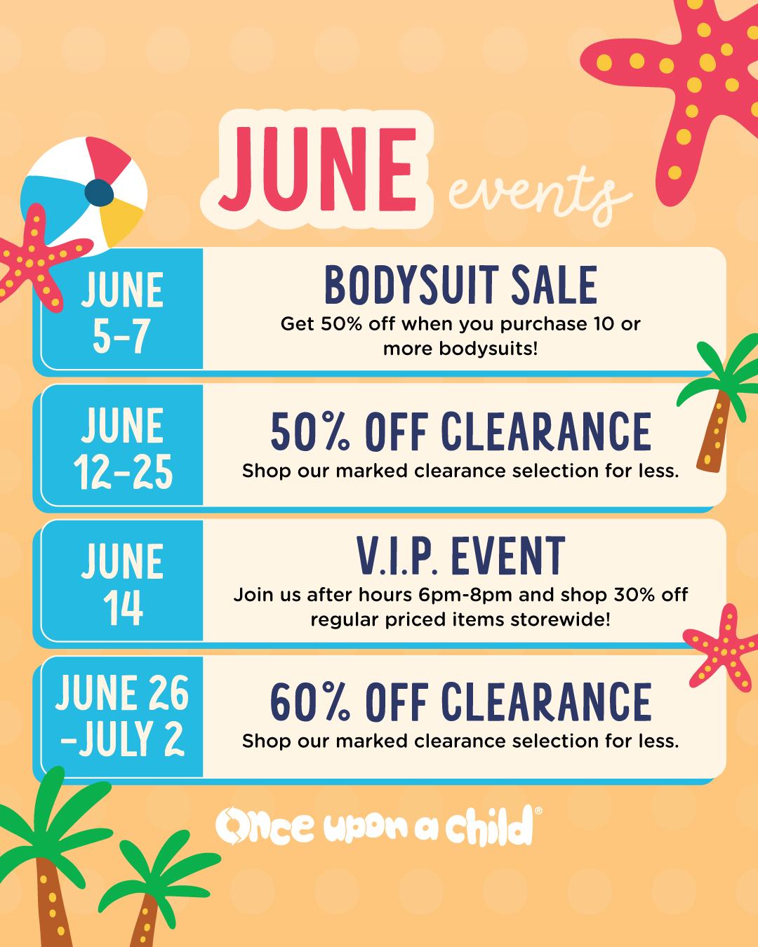 Don't miss out on this month's limited time events!
