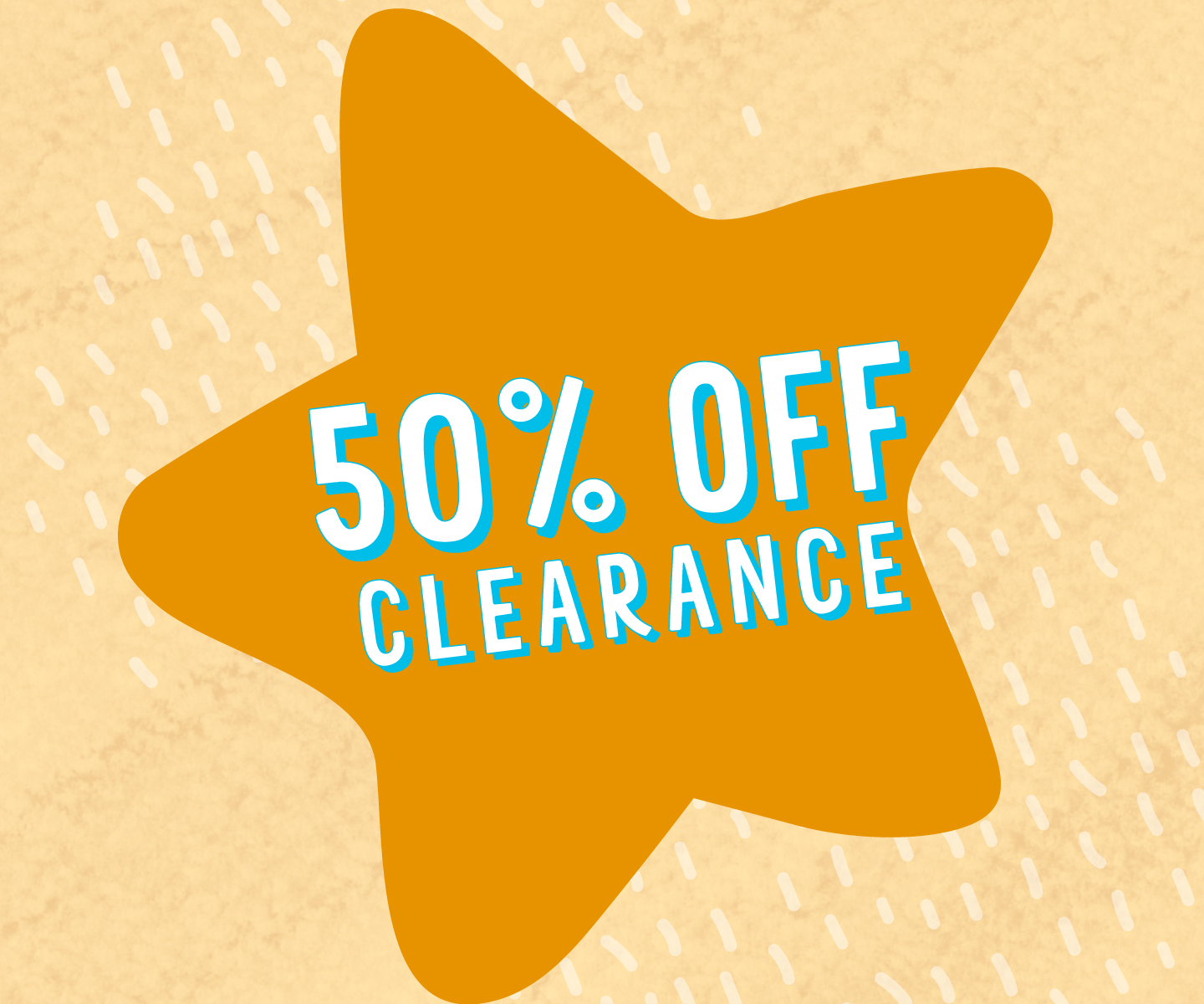 50% OFF Clearance