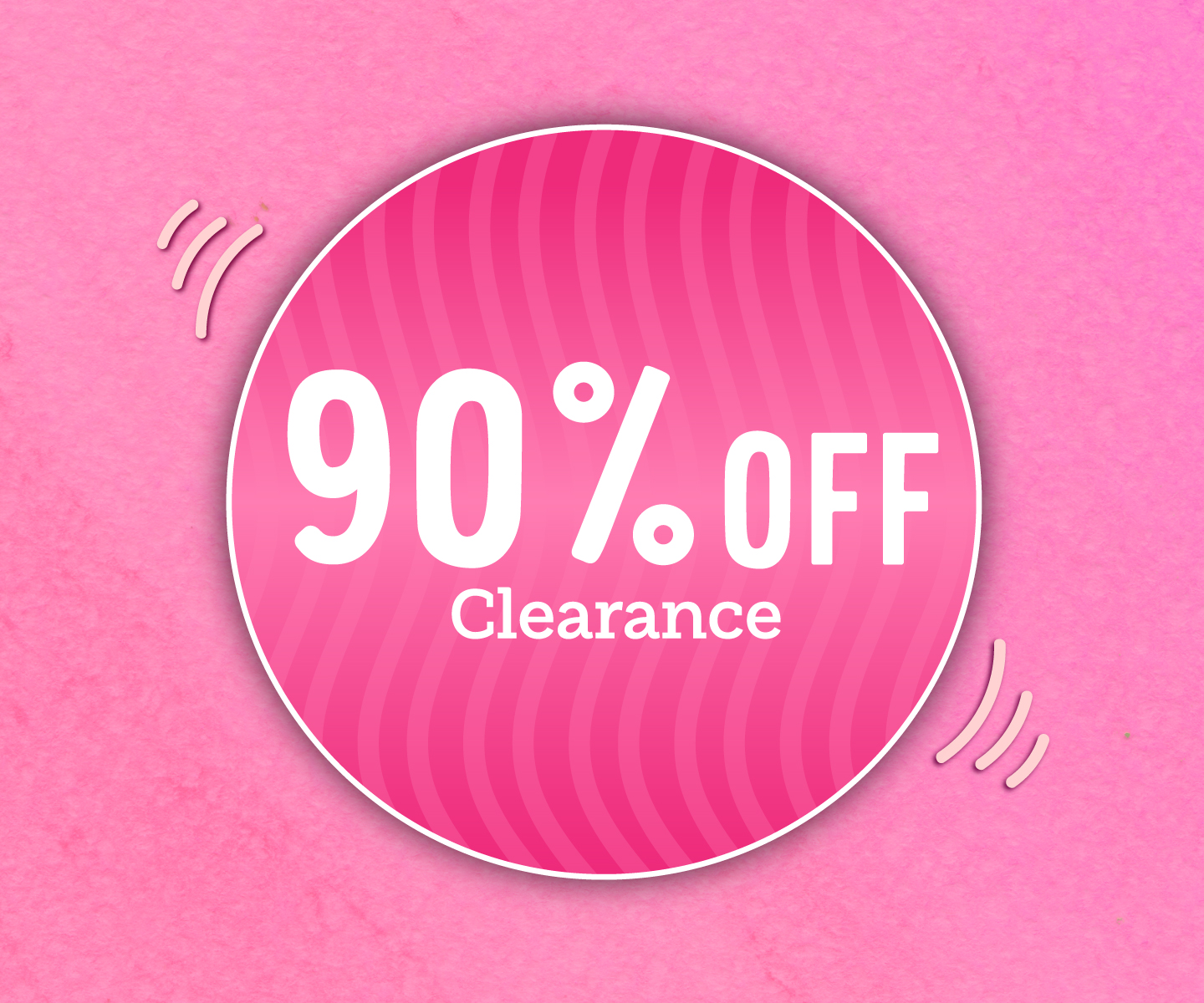 90% OFF Clearance
