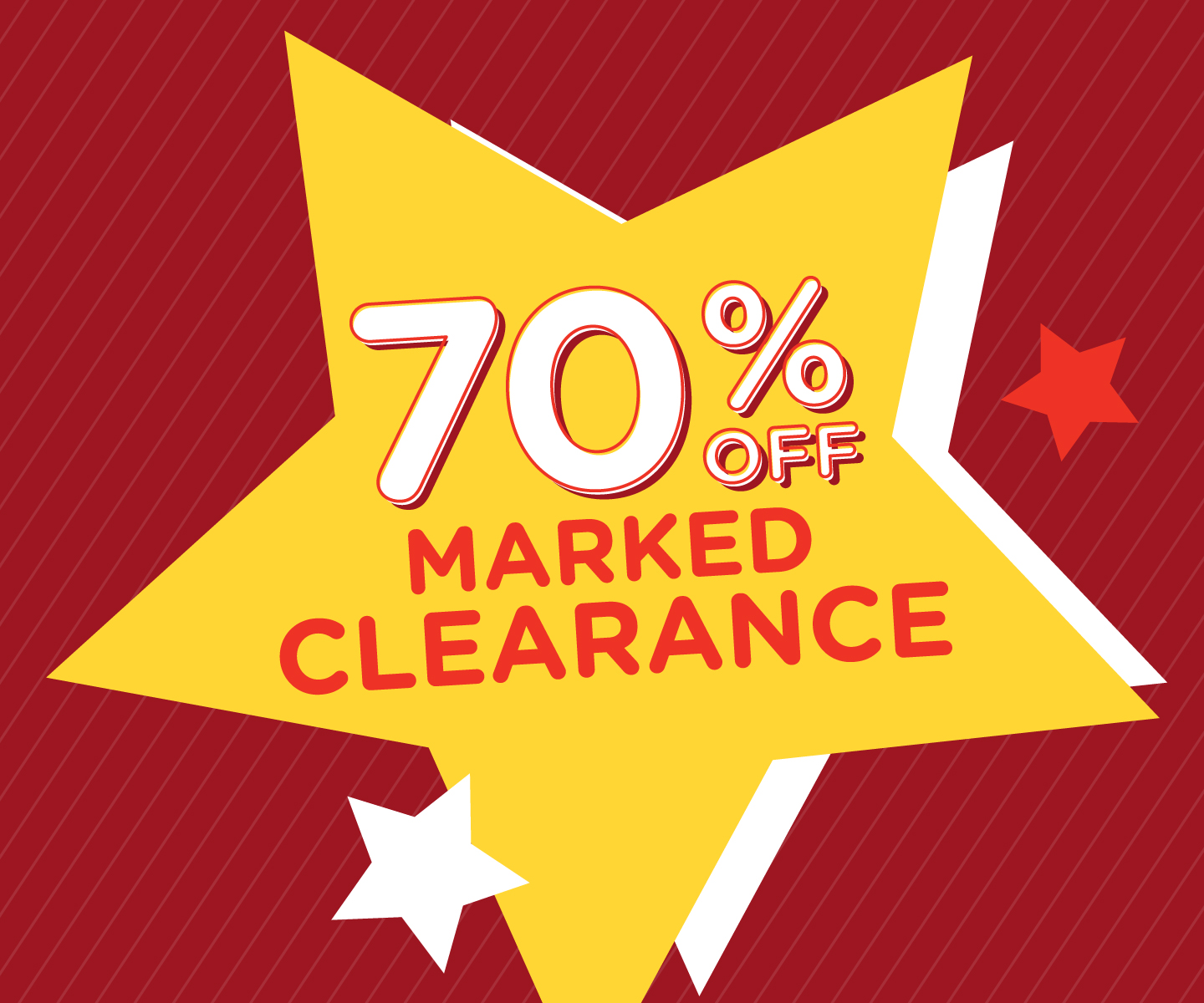 70% Clearance