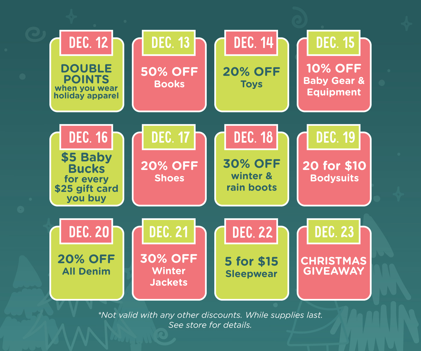 12 Days of Christmas Going On Now