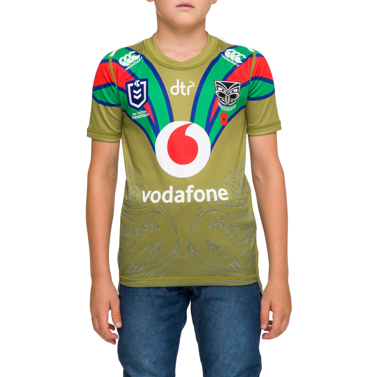 kids warrior jersey