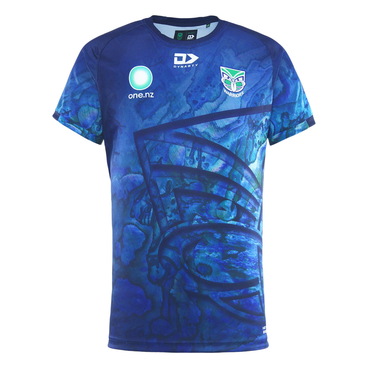 Warriors 2025 Dynasty Warm Up Tee Paua Adults Warriors Superstore