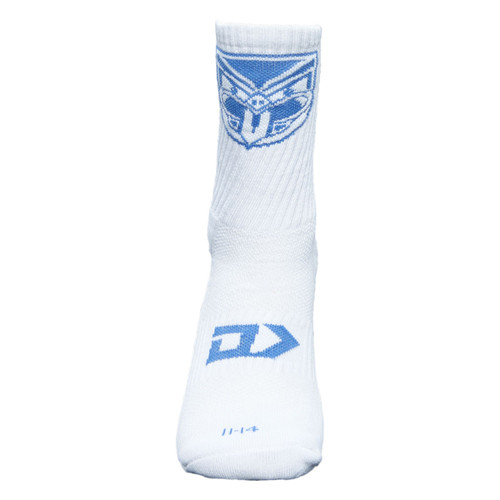 Warriors 2026 Dynasty Crew Socks White - Adults