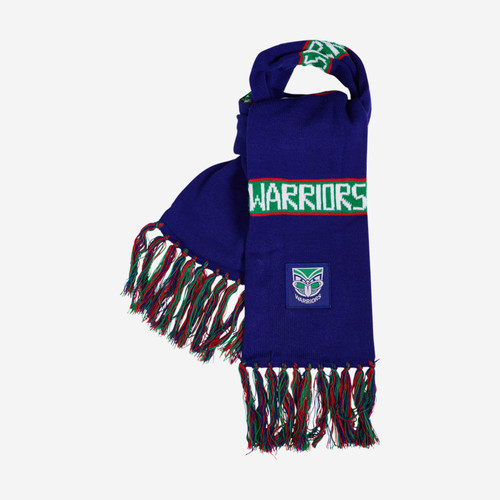 Warriors Knitted Bar Scarf Warriors Knitted Bar Scarf