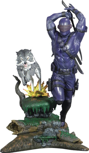 Dcd 40th Gi Joe Gallery Snake Eyes Variant PX PVC Statue