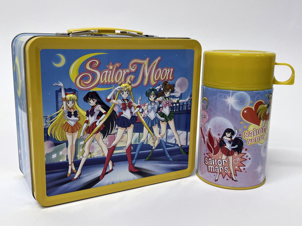 Tin Titans Sailor Moon Scout Lineup PX Lunchbox & Bev Cont