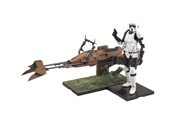 Star Wars Scout Trooper & Speeder Bike Character Line 1/12