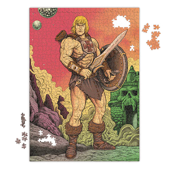 MOTU He-man By Florian Bertmer 20x28in 1000 Piece Puzzle