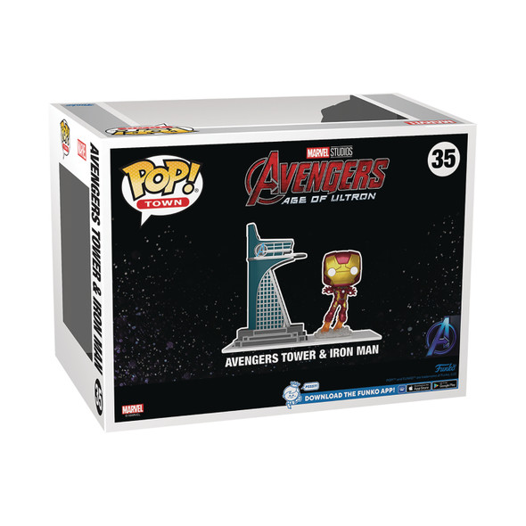 Pop Town Avengers 2 Avengers Tower W Iron Man(gw) PX