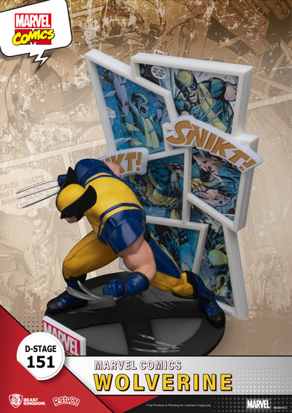 SDCC 2024 Marvel Comics Ds-151 Wolverine D-stage PX Statue