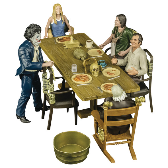 THE TEXAS CHAINSAW MASSACRE DINNER SCENE PLAYSET