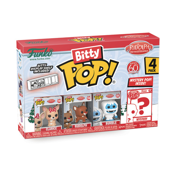 Bitty Pop Rudolph Clarice 4pk