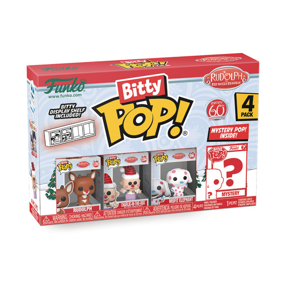 Bitty Pop Rudolph Rudolph 4pk