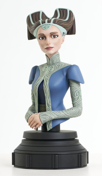 Star Wars Clone Wars Padme Amidala Animated Bust