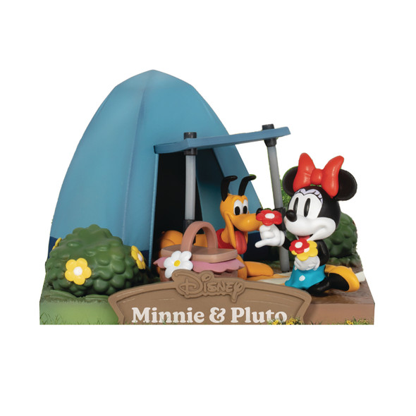 Disney Campsites Ser Ds-146 Minnie & Pluto Staging Statue