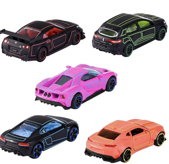 Majorette Light Racer 5-pack 1/64 Die-cast Cars