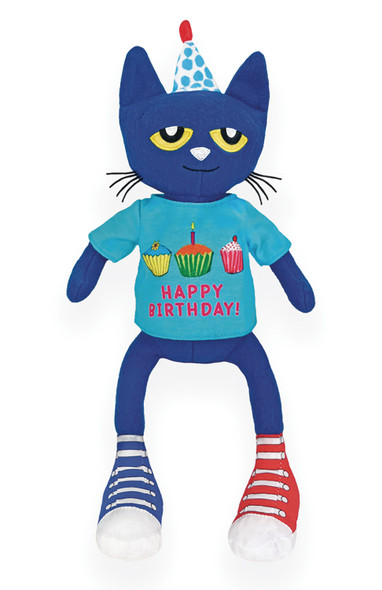 Pete the Cat Birthday Party 14in Plush Doll