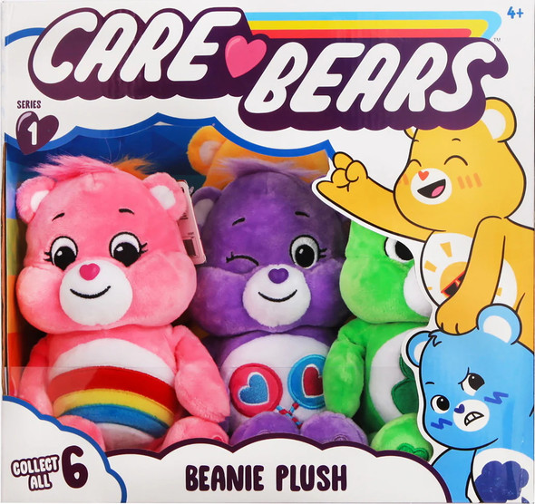 Care Bears 9in Bean Plush 9pc Pdq