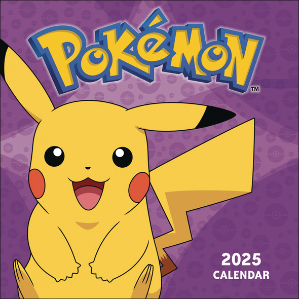 Pokemon 2025 Wall Calendar