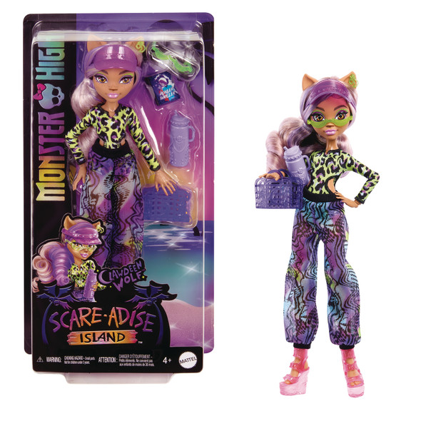 Monster High Scare-adise Island Clawdeen Wolf Doll