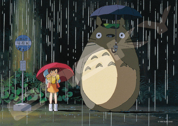 My Neighbor Totoro Rainy Bus Stop Jigsaw Puzzle