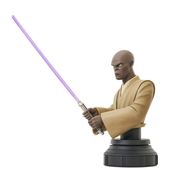 Star Wars Clone Wars Mace Windu Animated Bust