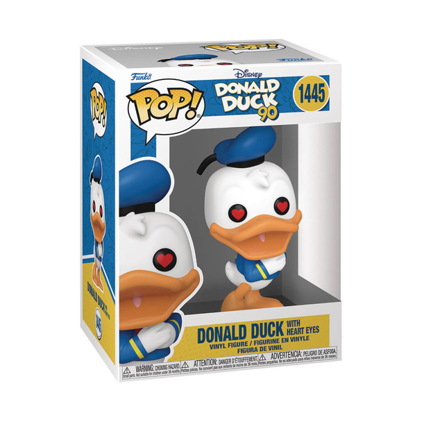 Pop Disney Donald Duck 90th Donald Duck Heart Eyes