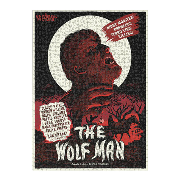 the Wolf Man By Francesco Francavilla 20x28in 1000 Piece Puzzle