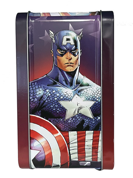 Tin Titans Captain America PX Lunch Box w/beverage Container