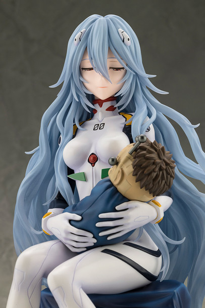 Evangelion Thrice Upon Rei Ayanami Affectionate Gaze Statue