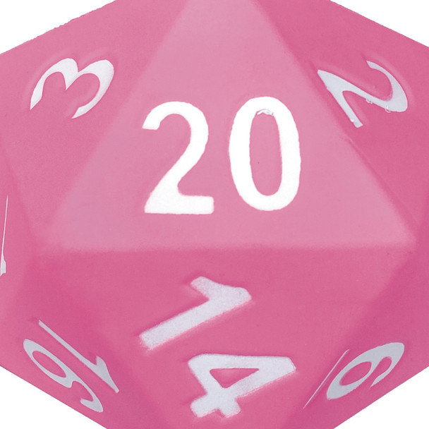 Pink Foam 5in D20 Dice