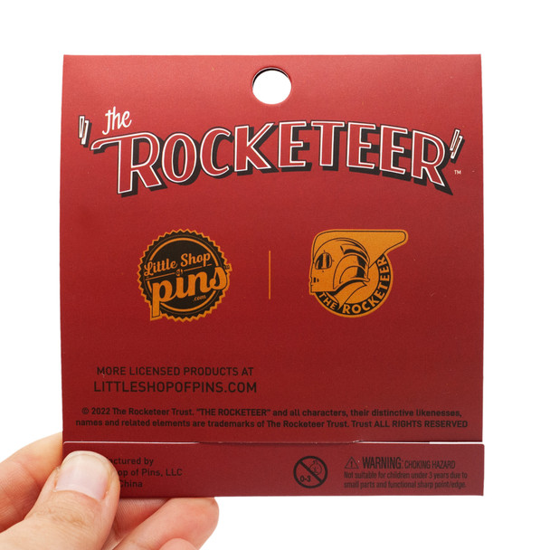 Rocketeer 40th Anniversary 2.25in Enamel Pin