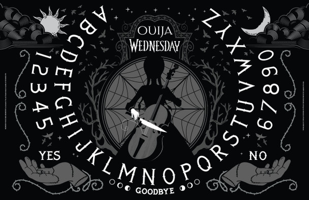 Wednesday Glow In the Dark Ouija Board