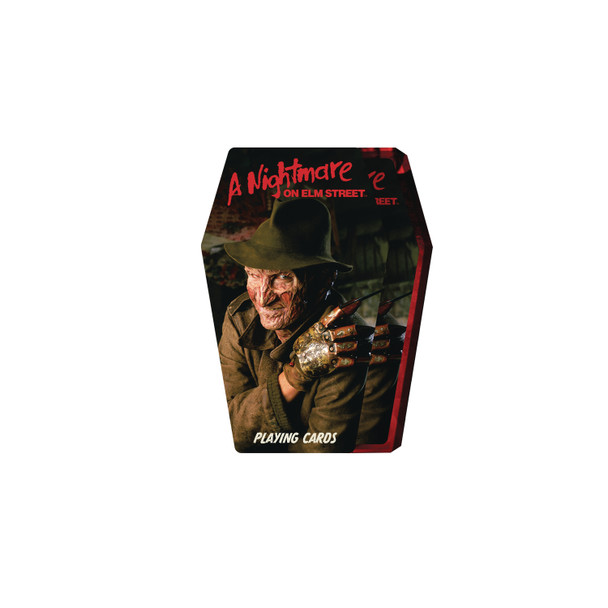 Nightmare On Elm Street Coffin Box Playing Cards 12 Piece Dis