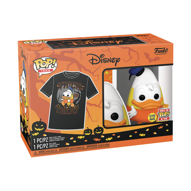 Funko Pop & Tee Disney Halloween Donald Gw T/s S