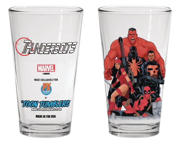 Toon Tumblers Marvel Thunderbolts PX Pint Glass