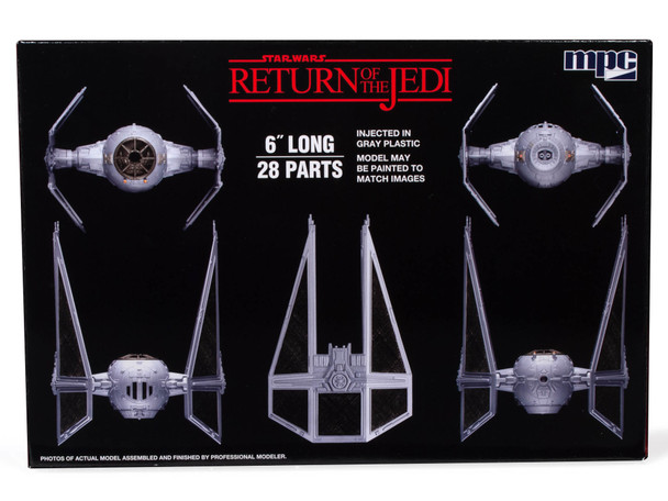 Star Wars Rotj Tie Interceptor Mpc 1/48 Model Kit