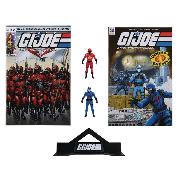 Gi Joe Wv1 Cobra Cmdr & Crimson Guard 3in AF 2pk