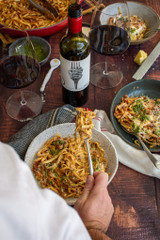 An Italian dish for an Italian inspired wine! 