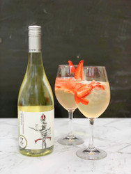 Strawberry Excalibur Sauvignon Blanc Cocktail