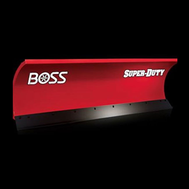 Boss 7'6" Steel Super Duty StraightBlade Snowplow Holmes Rental Station
