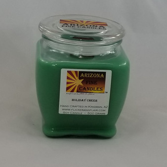 Holiday Cheer 500g Soy Footed Jar Candle